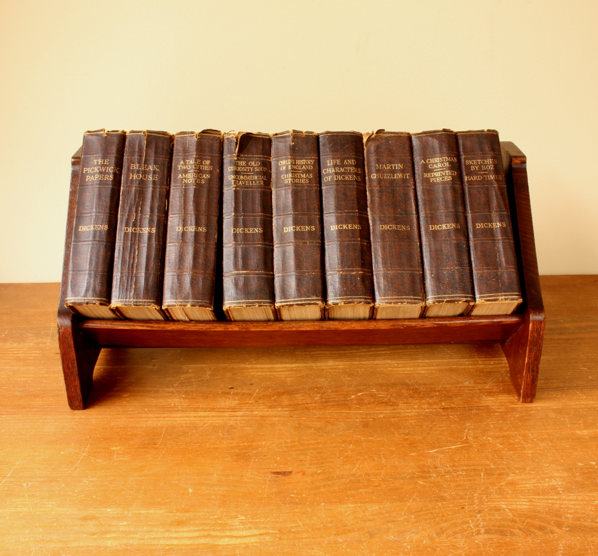 Liberty & Co Arts and Crafts Oak Book / Rack / Trough / Stand / Shelf.