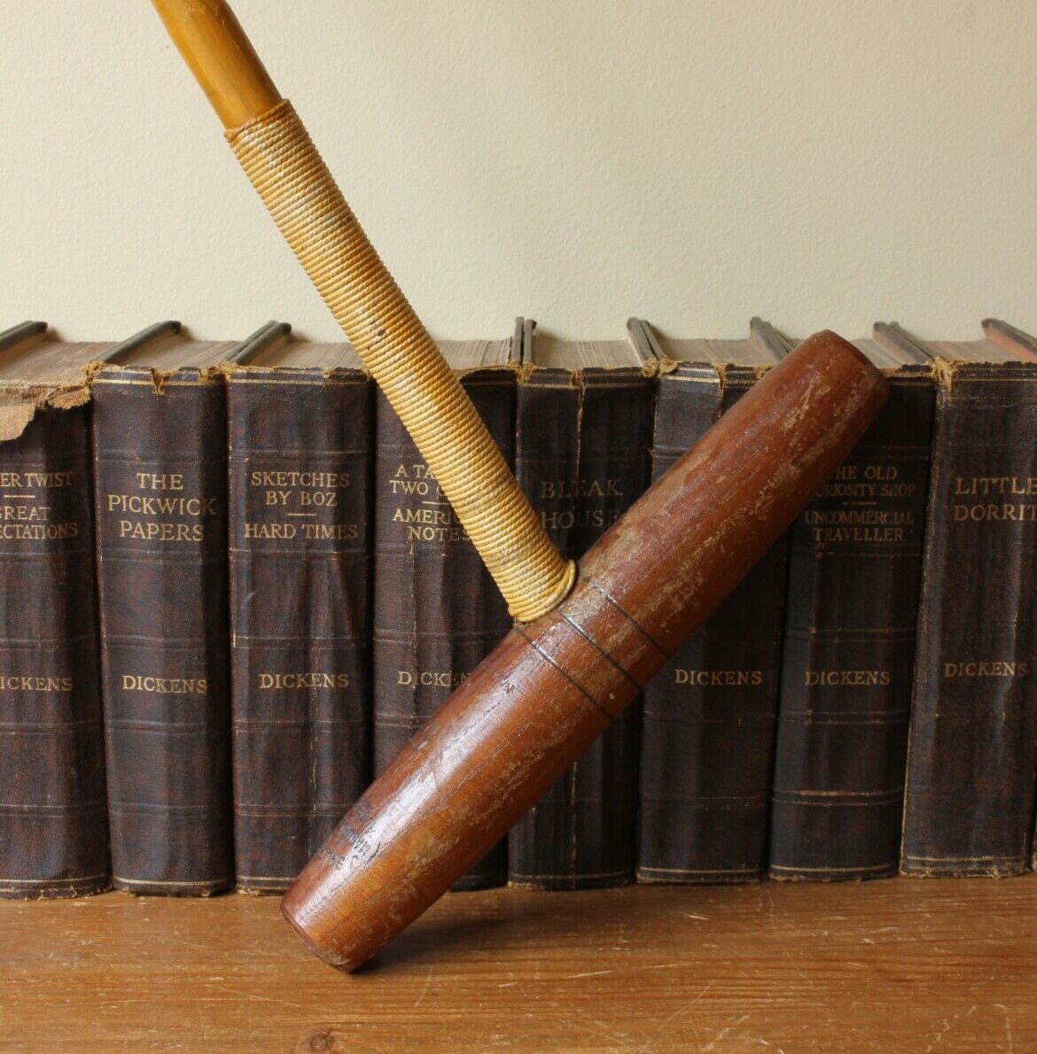 J.Salter & Sons 52 Polo Mallet. 9 1/2 Bamboo Shaft. Home Shop Sports Bar.