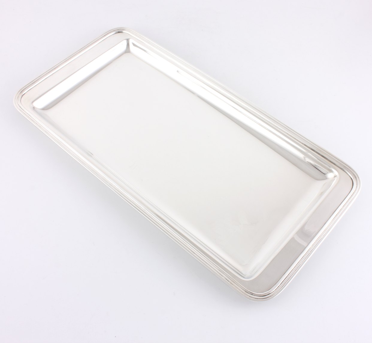 Luxury Silver Plated Puiforcat Cocktail Serving Tray. French Hermes.