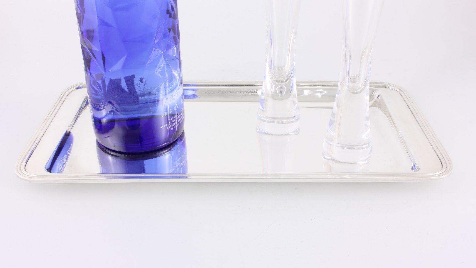 Luxury Silver Plated Puiforcat Cocktail Serving Tray. French Hermes.