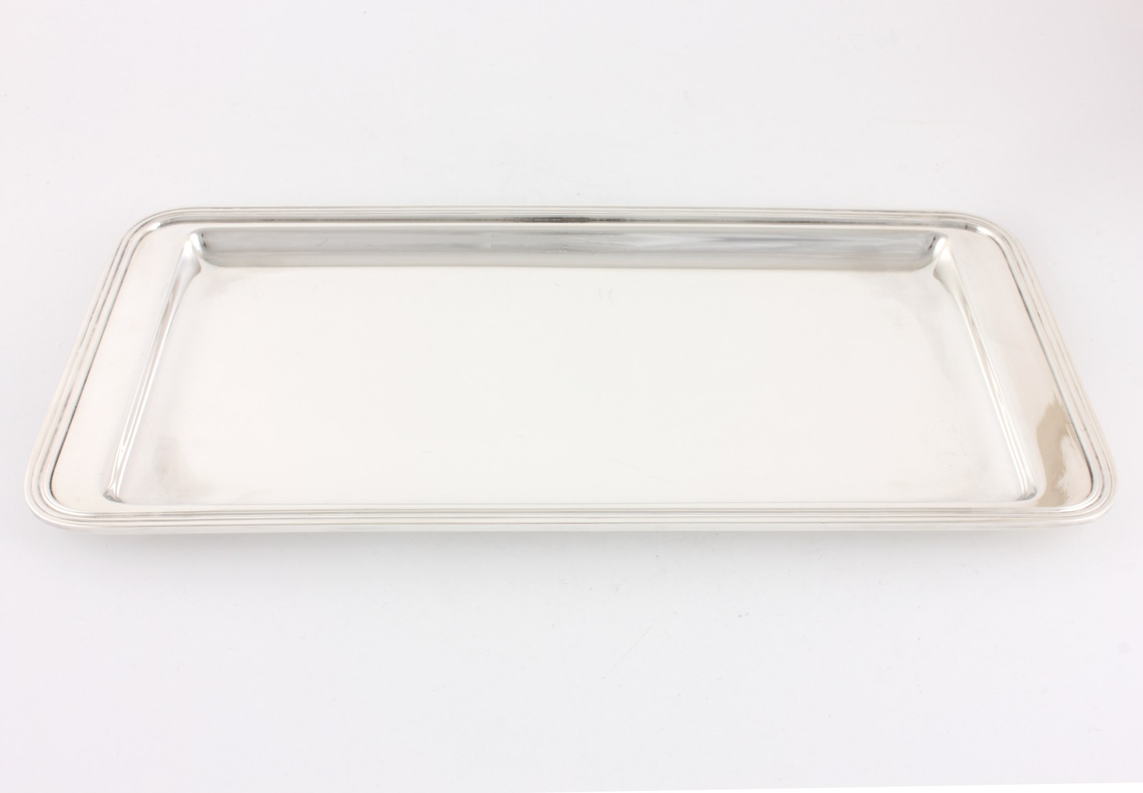 Luxury Silver Plated Puiforcat Cocktail Serving Tray. French Hermes.