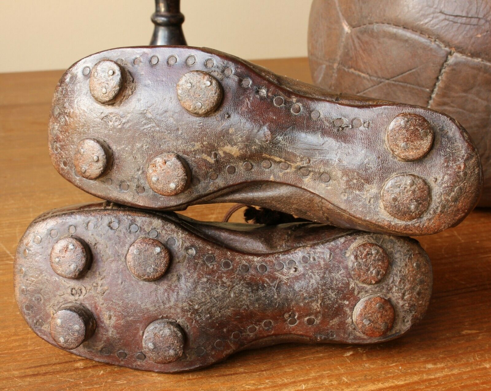 kids leather football boots