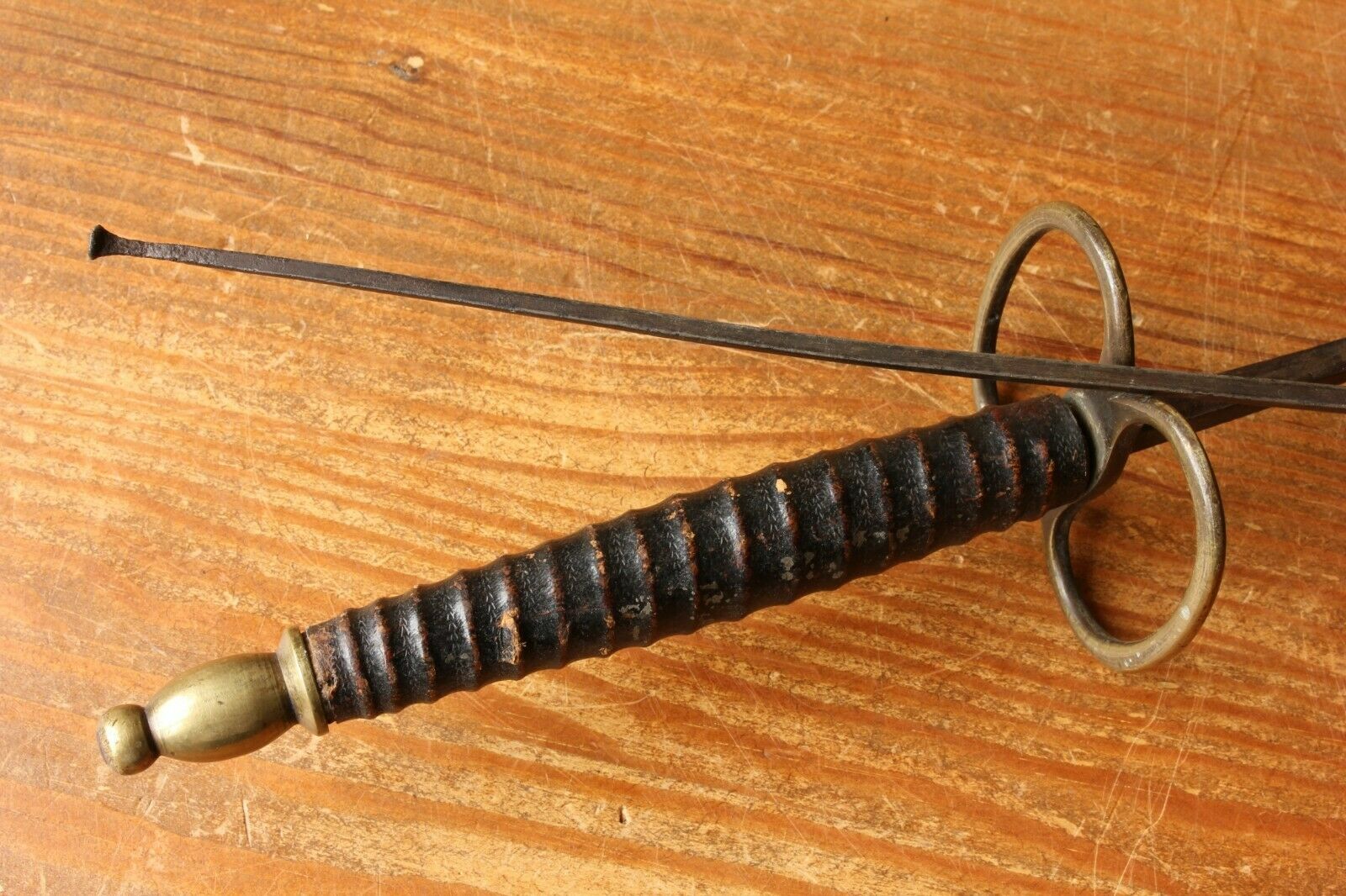 Pair Solingen 19th Century Fencing Foils Epees. Sports Bar Shop Display.