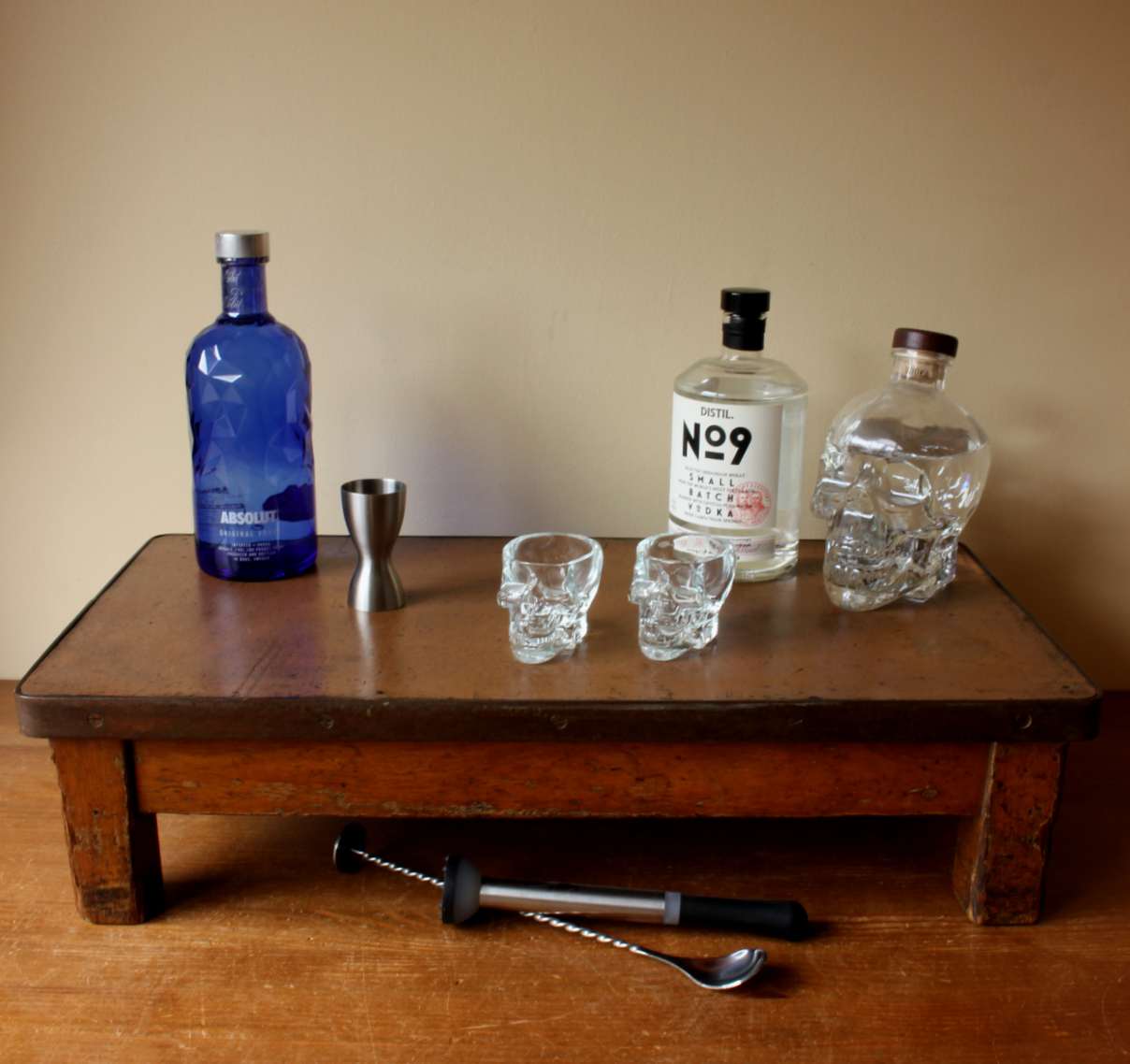 Vintage Desk Top Riser Shelf. Staverton Industrial Table. 1950s.