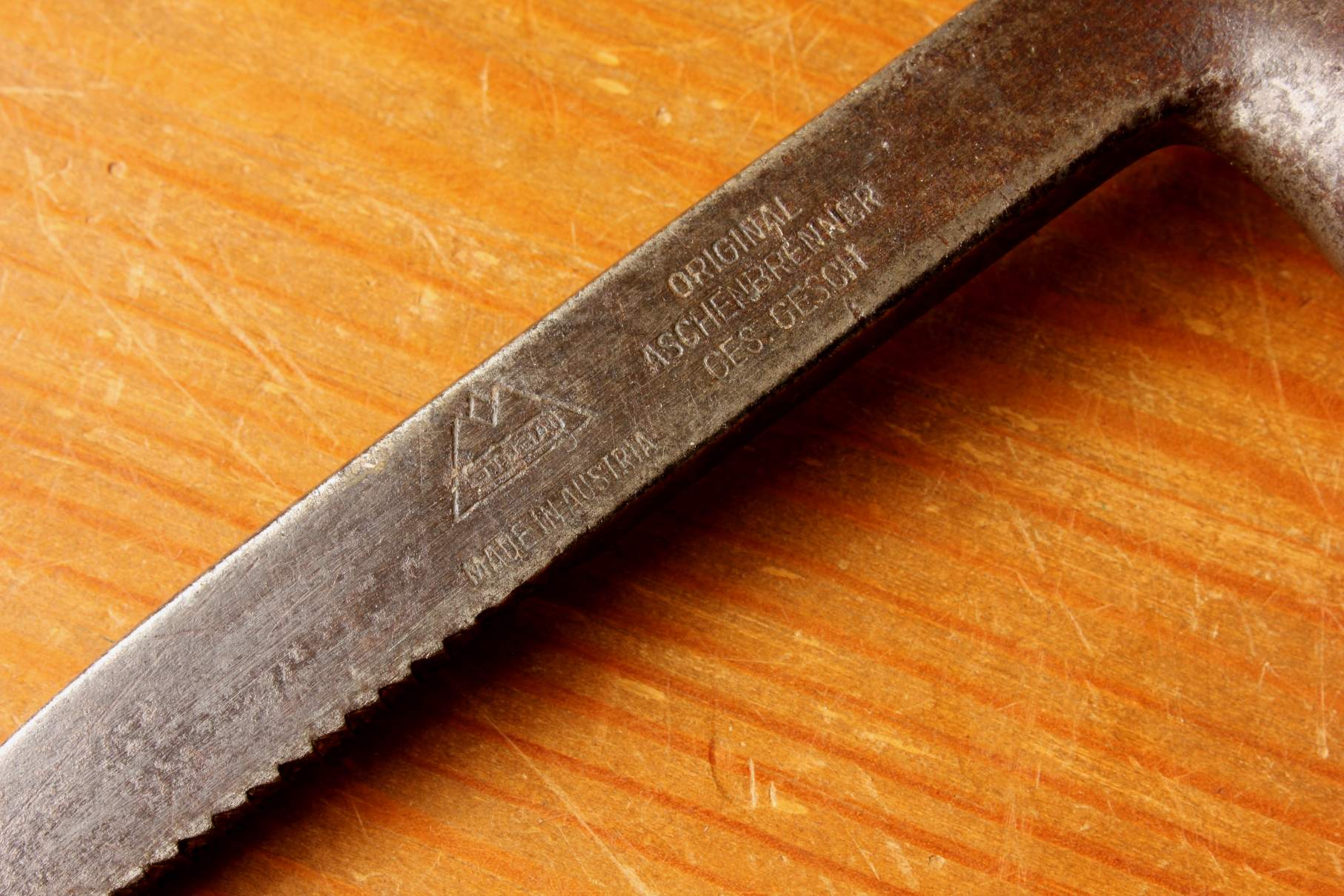 Vintage Aschenbrenner Stubai Austria Mountaineer Climbing Ice Axe.