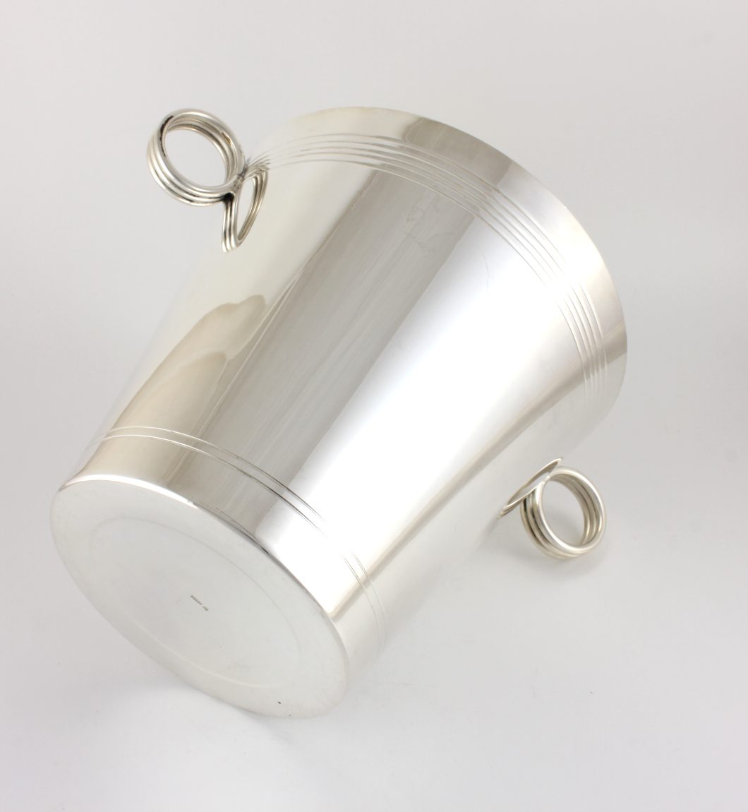 Silver Plated Udner France Wine Cooler In Box. French Champagne Bucket.