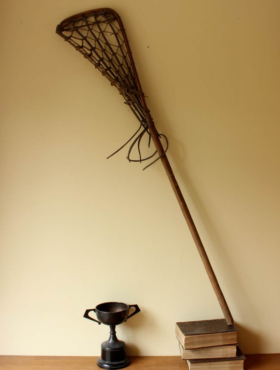 Hickory Wood Leather Lacrosse Stick. Viktoria. Sports Shop, Bar.