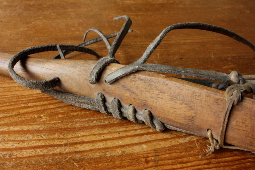 Hickory Wood Leather Lacrosse Stick. Viktoria. Sports Shop, Bar.