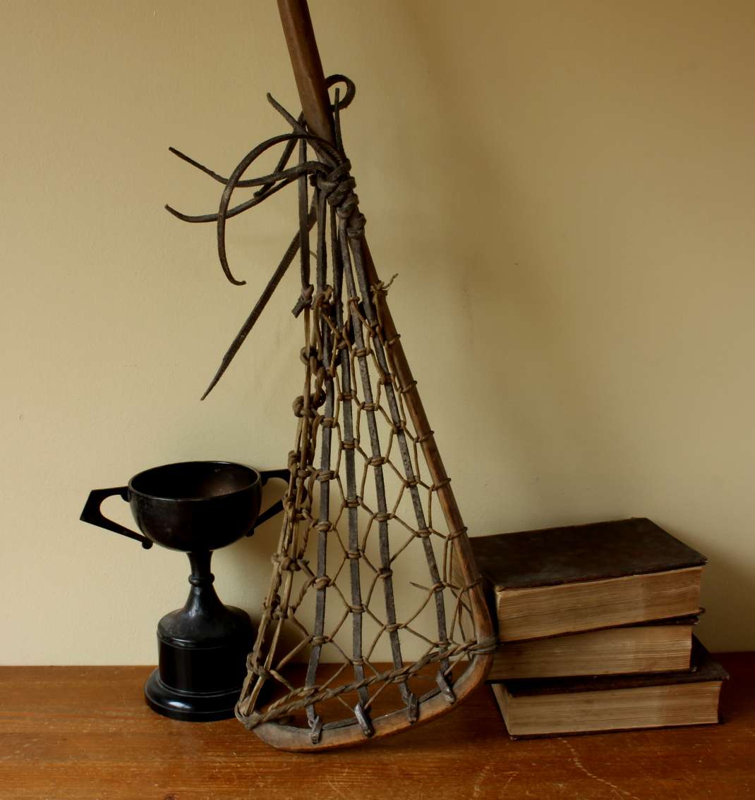 Hickory Wood Leather Lacrosse Stick. Viktoria. Sports Shop, Bar.