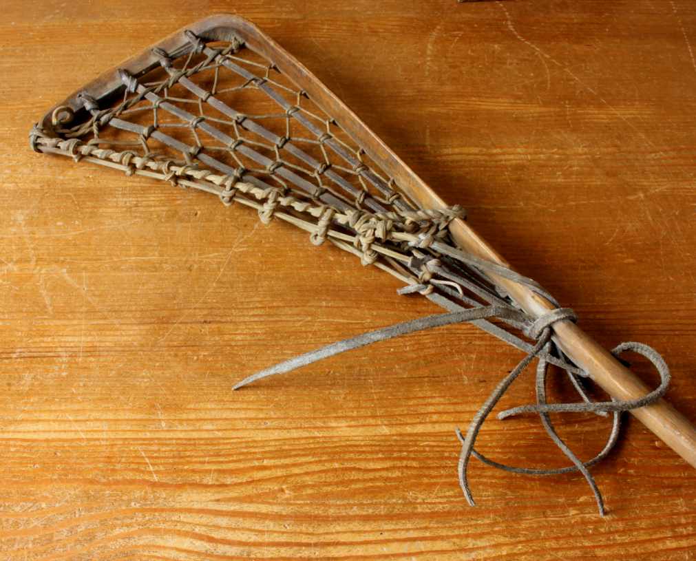 Hickory Wood Leather Lacrosse Stick. Viktoria. Sports Shop, Bar.