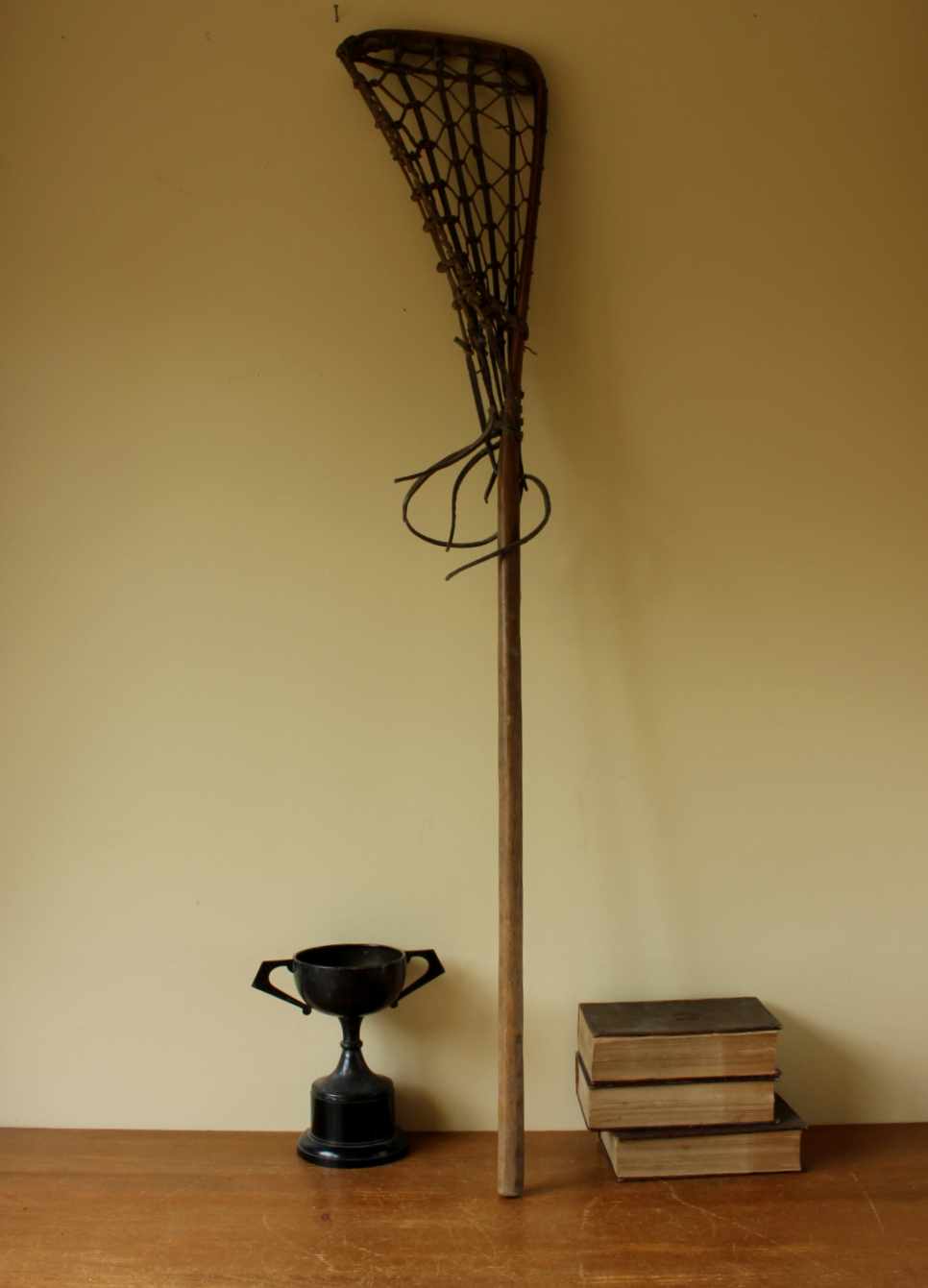 Hickory Wood Leather Lacrosse Stick. Viktoria. Sports Shop, Bar.